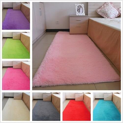 FAMIFUN Fashion Carpet Bedroom Decorating Soft Floor Carpet Warm Colorful Living Room Floor Rugs Slip Resistant Mats