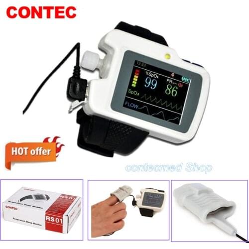 CONTEC RS01 Respiration Sleep Monitor,Wrist Sleep Apnea Screen Meter + Software Free shipping