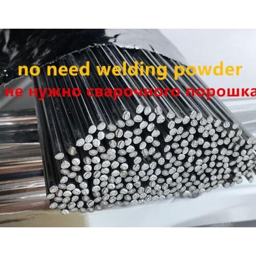 100PCS Dia 2mm Low Temperature Aluminum Flux Cored Welding Wire No Need Aluminum Powder Instead of WE53 Copper and Aluminum Rod