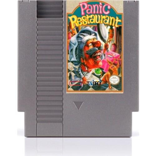 Panic Restaurant Game card 72pin 8 bit Game cartridge Drop shipping