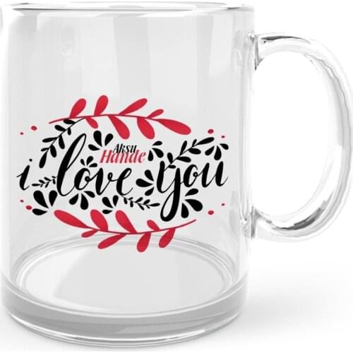Personalized Love You Glass Mug Cup-5