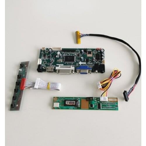 For B154EW02 V2 V3 M.NT68676 screen controller drive board LCD monitor panel VGA+DVI 15.4" 1280*800 CCFL LVDS 30Pin DIY kit