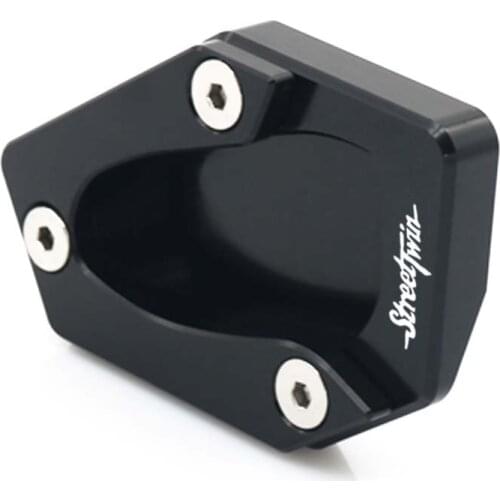 Stand Extension Support Plate Pad For TRIUMPH STREET TWIN 2016-2019 STREETTWIN Side Kickstands enlarger pad Motorcycle parts
