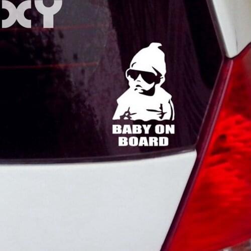 Baby on Board Car Sticker Motorcycle Sticker Vinyl Decal Waterproof Reflective Tape