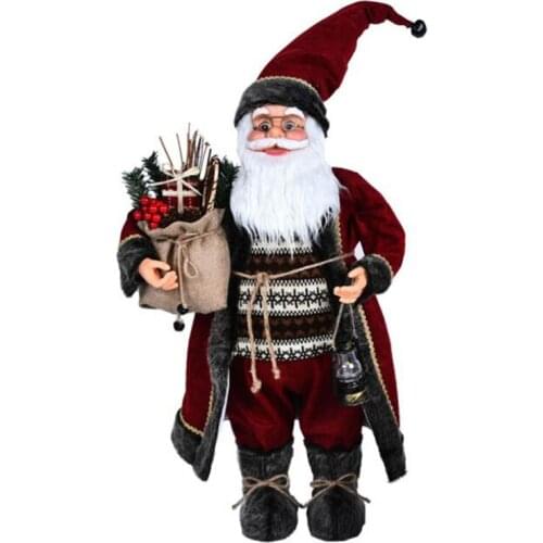 Christmas Decorations for Home 60CM Big Santa Claus Doll Children Xmas New Year Gift Christmas Tree Decor Party Supplies