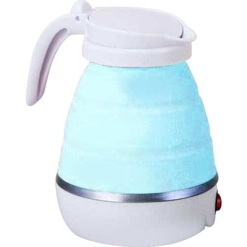 Foldable Kettle Mini Travel Portable Electric Kettle Food Grade Silicone Small Size Silicone Kettle Convenient Safe Utility Tool