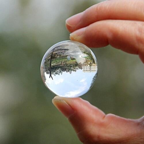 30mm Color Crystal Glass Ball Lens Sphere Photography Decoration Globe Ball Fengshui Paperweight Home Wedding Ornaments Dropship