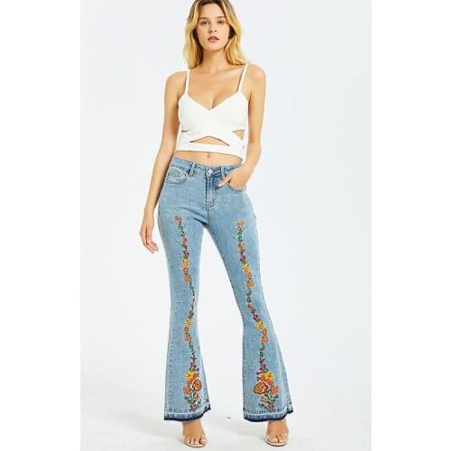TSDFC Women's Flared Jeans