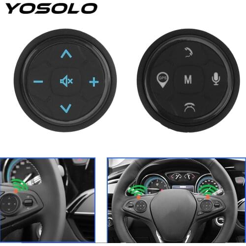 10 keys Universal Wireless Car Steering Wheel Controller Music GPS Navigation Radio Remote Control Buttons Car Accessories