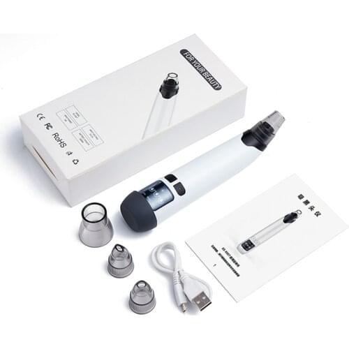Blackhead Remover Vacuum Facial Pore Cleanser Electric Pimple Extractor Kit USB Rechargeable Blackhead Suction Clean Tool
