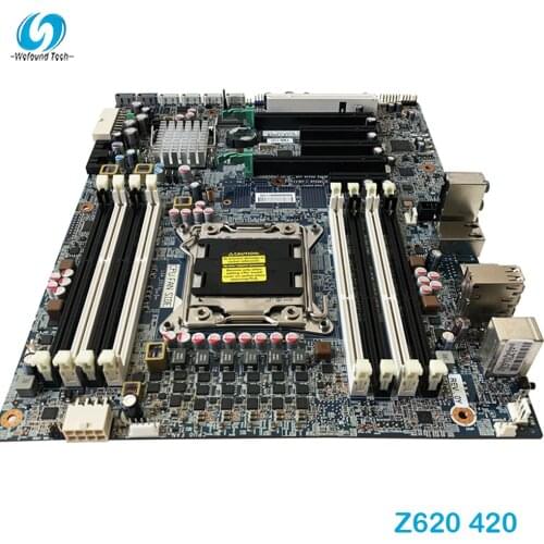100% working for HP X79 motherboard 2011 pin C602 ATX support E5-2680 V2 NVME Z620 420 618263-003 708615-001
