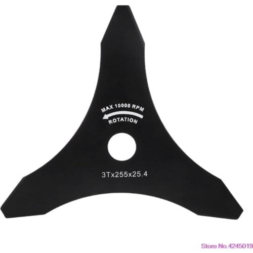 3 Teeth Brush Cutter Brushcutter Trimmer Blade Strimmer Lawn Mower Accessories