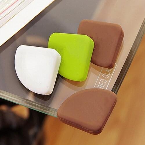 4PCs Baby Safe Corner Protector Silicone Table Desk Corner Guard Children Safety Edge Guards For Baby Kids Protection Household