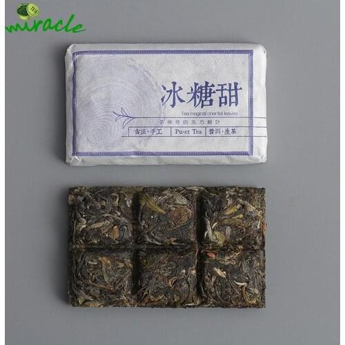 2019 Yunnan Sheng Puer Chinese Tea Ancient Tree Handmade Crystal Scent Spring Raw Puer Chinese Tea 45g/135g/225g