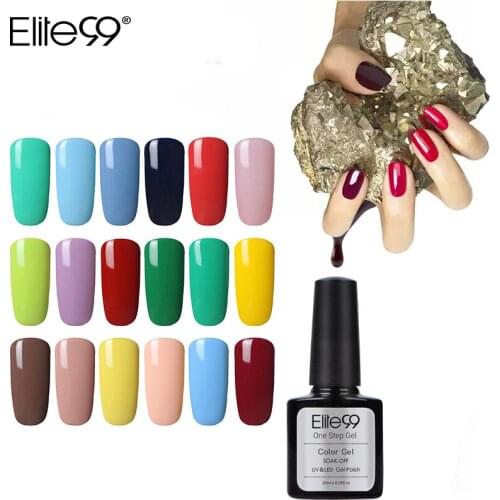 Elite99 One Step Gel Nail Polish UV LED Lacquer Manicure No Need Base Top Coat Esmaltes Permanentes De UV Color Vernis a Ongle