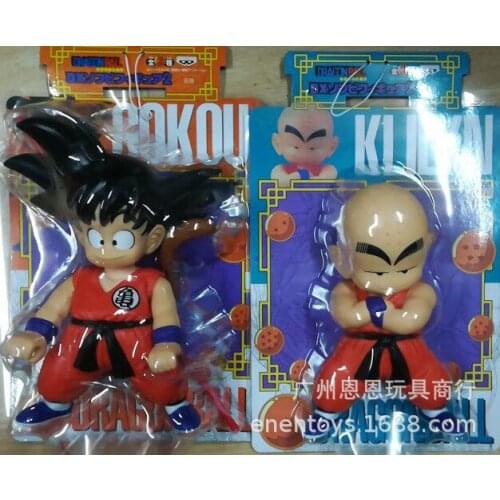 21cm Anime Goku Childhood Version Son Goku Kuririn Figure Model Ornaments Children Birthday Gifts For Kids