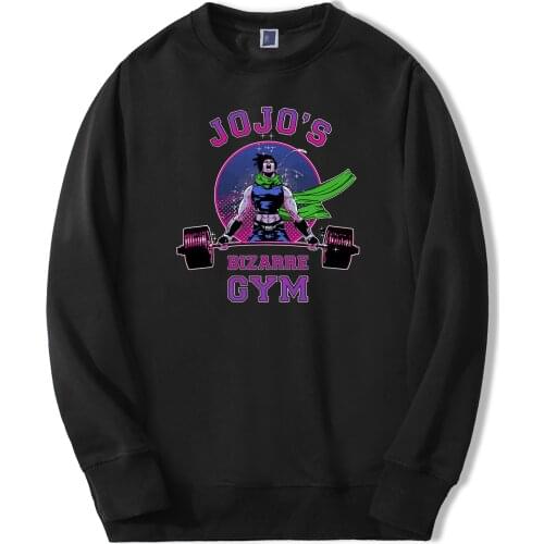 JoJo Bizarre Adventure Hoodie 2020 New Arrival Crewneck Sweatshirts Japan Anime JOJO Men Hoodies Sweatshirt Fleece Sportswear