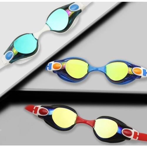 2020 New Plating Waterproof Anti-fog Swim Glasses Adults Men Women Adjustable Buckle Swimming Goggles Silica gel Swimming Oculos
