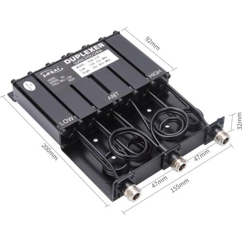 REXLIS VHF 136-174MHz 25W Duplexer With Preset Frequency N Female Connectors For DIY Radio Repeater Duplexer SGQ-150