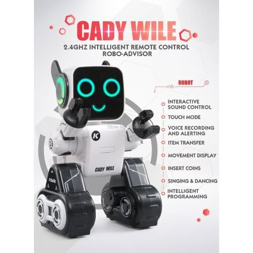 JJR/C R4 Cady Wile Robot 2.4G Money Management Sound Interaction Gesture Sensor Control Robot Birthday / Christmas Gift Robots