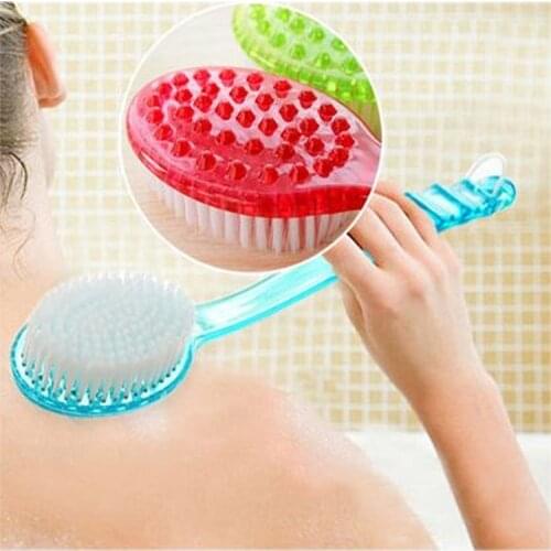 Long Handled Body Bath Shower Back Brush Scrubber Massager Bath Brush Scrub Skin Massage Body Brush -30
