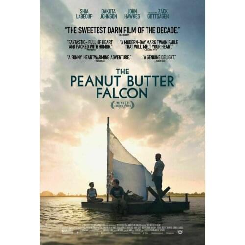 Peanut Butter Falcon Movie Art Film Print Silk Poster Home Wall Decor 24x36inch