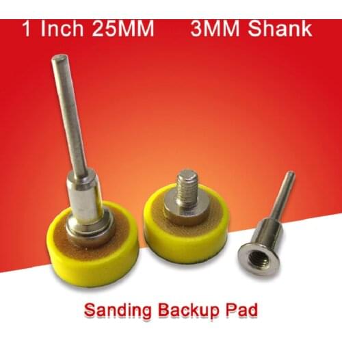 1 Inch 25MM M6/M8 Thread Sanding Pad Sander Backup Pad for Hook & Loop Sanding Disc Sandpaper Abrasive Power Tools Accessories