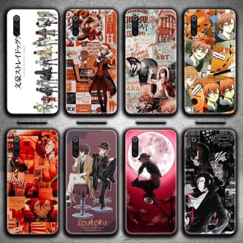 HOTCASHOP Bungou Stray Dogs Phone Case for Xiaomi Mi Note 10 Lite Mi 9T Pro xiaomi 10 10 CC9 Pro