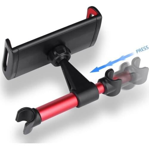 Universal Holder 360 Degree Rotation Adjustable Back Seat Stand For Mobile Phone ForiPad Tablet Car Rear Pillow