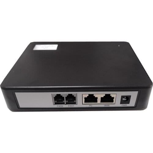 VoIP ATA with 2 fxo voip gateway