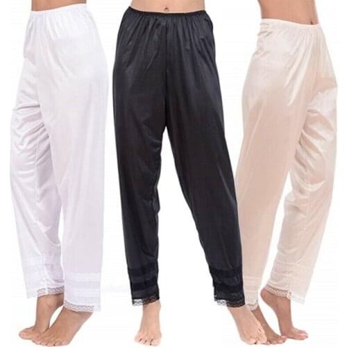 Women Soft Slip Liner Ladies Girl Sleepwear Pyjama Bottoms Lounge Pants Trousers