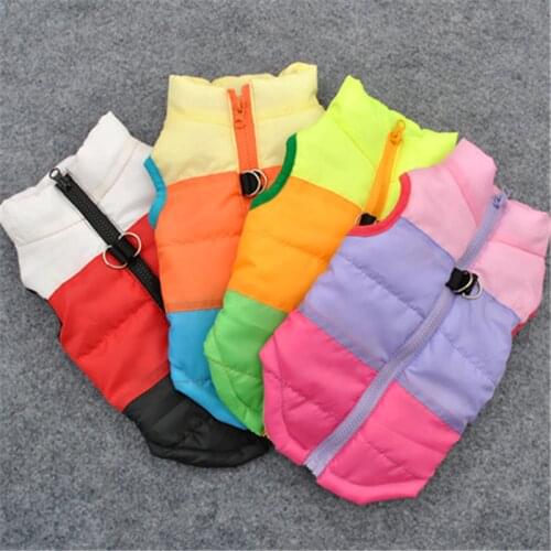 Winter Dog Clothes For Small Dog Windproof Warm Pet Coat Jackets Padded Clothes Puppy Outfit Vest for Yorkie Chihuahua Clothes
