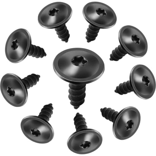 10pcs Car Torx Screw Fastener for Ford Focus 2 3 4 ST RS Mondeo Mustang Edge Kuga Fiesta Ecosport Fusion C-MAX Transit Tuga