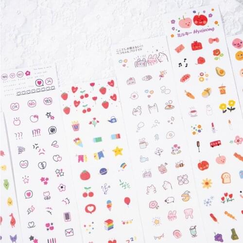 12pcs/LOT little one series stationery sticker Creative decoration DIY shared outfit tape paper masking washi sticker