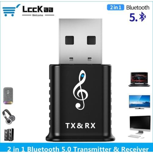 2 in 1 Wireless Bluetooth 5.0 Receiver Transmitter Adapter 3.5mm Jack For Wireless Headphone PC Music Receptor Car Music Audio