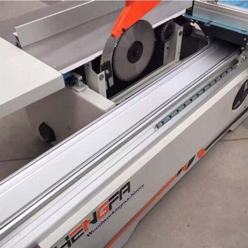 3200mm Woodworking Sliding Table Saw/Panel Furniture Sawing Machine With Manual Tilting Saw Blade