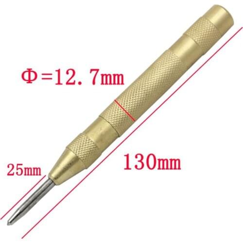 5 Inch Screwdriver Automatic Center Pin Punch Spring Loaded Marking Starting Holes Tool Outdoor Tools