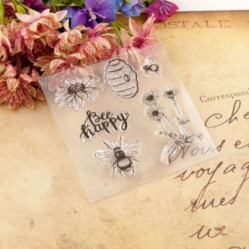 Flower Silicone Clear Seal Stamp DIY Scrapbooking Embossing Photo Album Decorative Paper Card Craft Art Handmade Au09 21