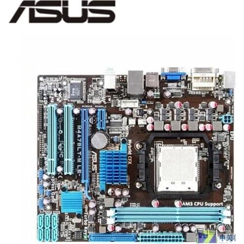 For Asus M4A78LT-M LE Desktop Motherboard 760G 760L Socket Socket AM3 DDR3 Original Used Mainboard