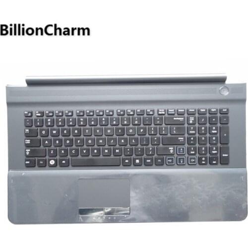 BillionCharmn New Gray Palmrest COVER Upper Case C shell without laptop keyboard For SAMSUNG NP RC710 RC711 RC720