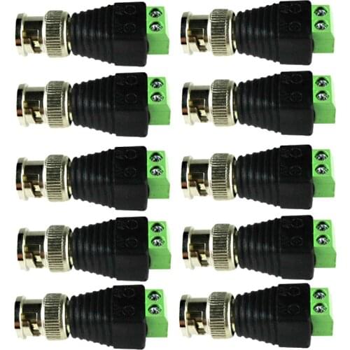 BNC Connectors for AHD Camera CVI Camera TVI Camera CCTV Camera Coaxial/Cat5/Cat6 Cables