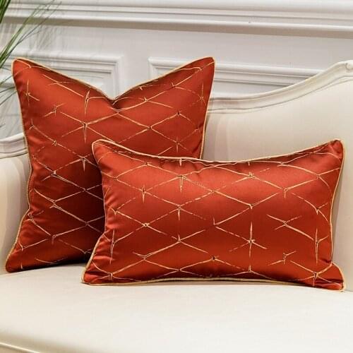Starlight luxurious cushions car pillow Decorative cushion Simple cushion cover office Feather Satin Pillow