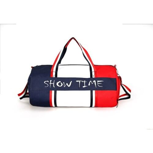 SAFEBET Fashion PU Quality Traveling Bag Couple Striped Duffle Travel Travel Bags Hand Bag Unisex Shoulder bag