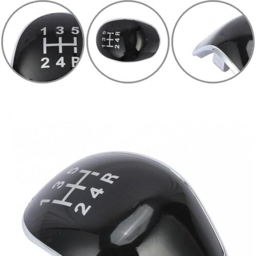 Stable Exquisite 5 Speed Gear Knob Trim Black Gear Knob Cover Perfect Match
