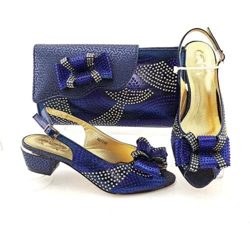 Doershow good selling Shoes and Bags To Match Set Italy Party Pumps Italian Matching Shoe and Bag Set for Party Parties HYD1-10