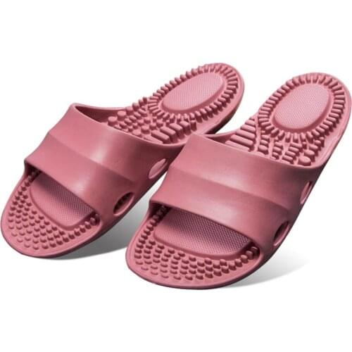 Couples Home Bathroom Slippers Summer Indoor Foot Massage Flip Flops Lightweight Durable EVA Slides Beach Womens Slippers