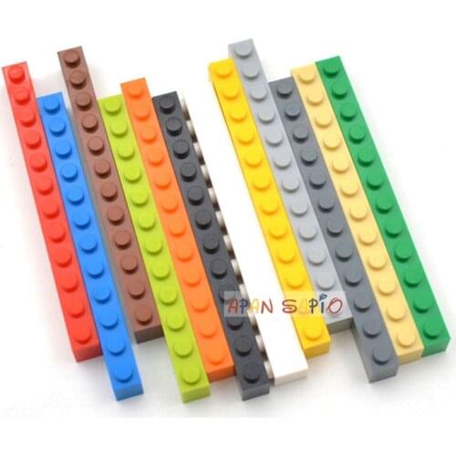 100PCS 1x12 Dots DIY Building Blocks Thick Figures Bricks Educational Creative Compatible With 6112 Toys for Children