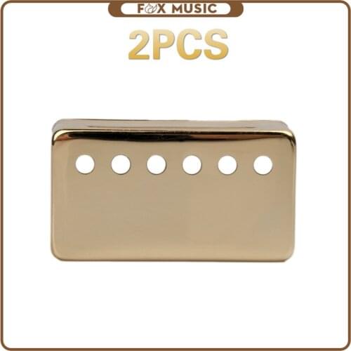 2PCS Chrome Metal Pickup Cover For LP Style Electric Guitar Golden Guitar Accessories