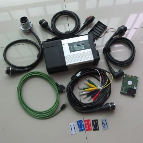 2019.12v Super MB Star C5 SD Conenct with diagnostic software system win7 64 bit in 500gb hdd for mb sd c5 fit 95