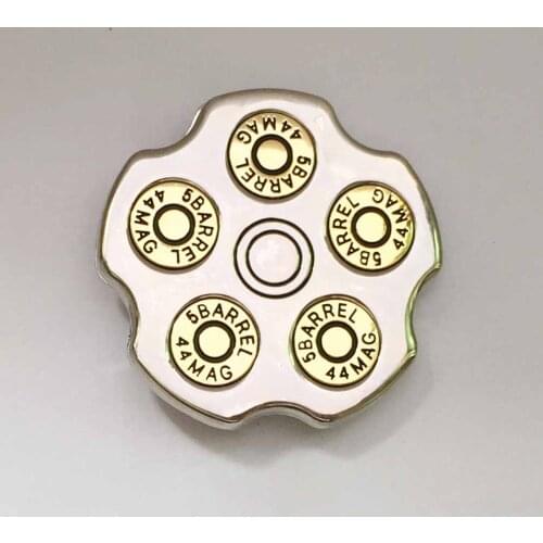 5BARREL 44MAG Bullet Spinner Belt Buckle